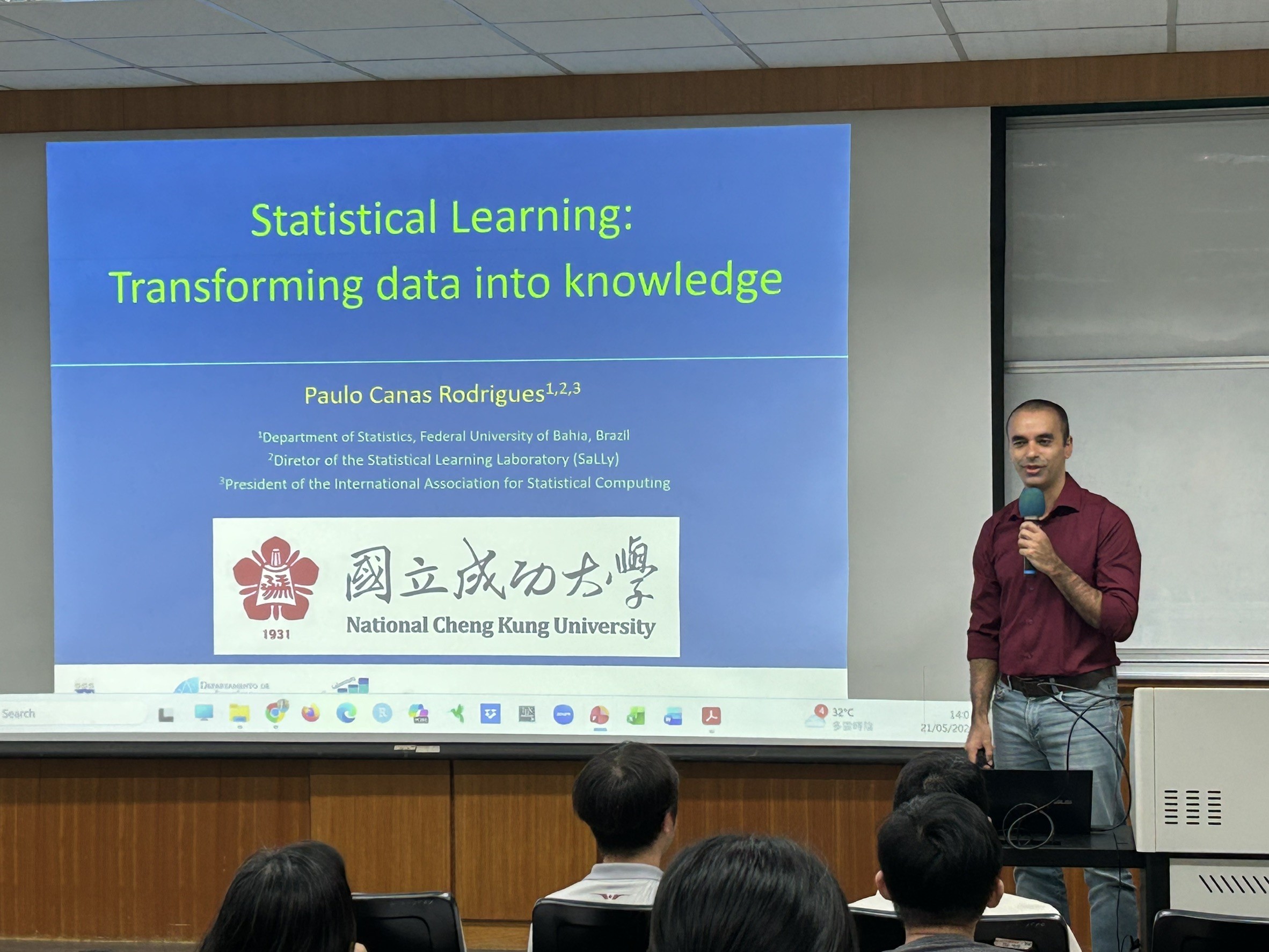 【專題演講】115/5/21(四) 14:00-15:00 Prof. Paulo Canas Rodrigues 1 【專題演講】115/5/21(四) 14:00-15:00 Prof. Paulo Canas Rodrigues 1